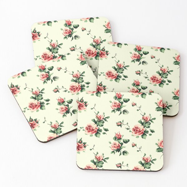 Item preview, Classic Cottagecore Retro Roses Pattern  designed and sold by SamJanner.