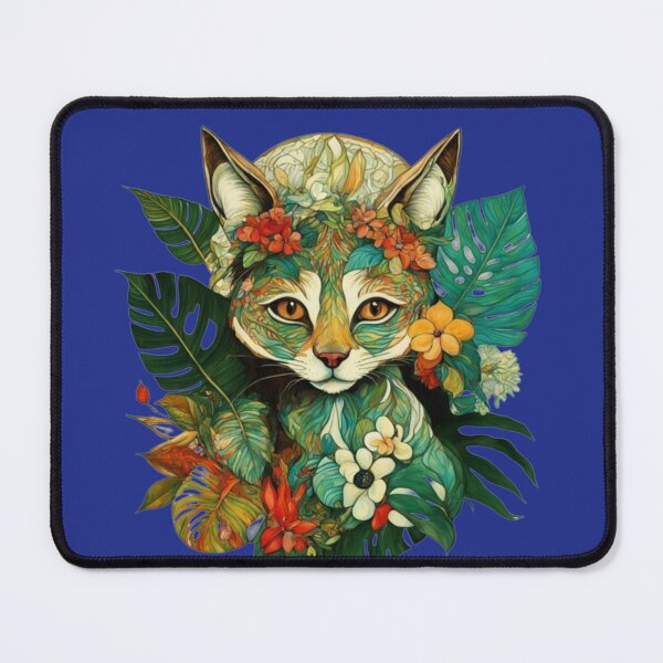 Item preview, A magnificent fennec among tropical leaves and flowers of fantastic beauty. designed and sold by Natalia-Vlad.