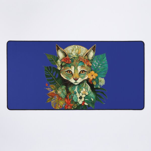 Item preview, A magnificent fennec among tropical leaves and flowers of fantastic beauty.  designed and sold by Natalia-Vlad.