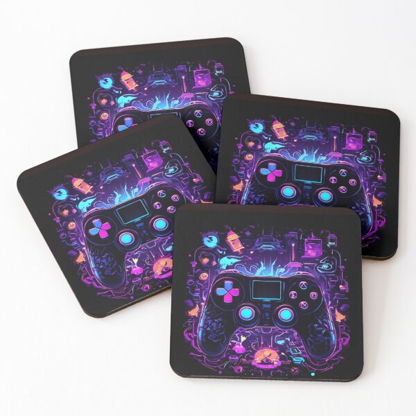 Item preview, Enter the Gameverse- Neon Controller designed and sold by Molly's Bold Brush.
