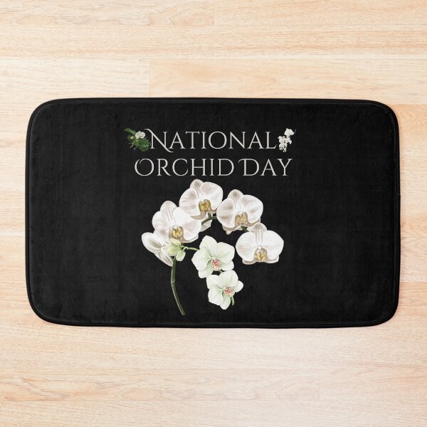 Item preview, National Orchid Day Celebration White Flowers Design designed and sold by EarthArtDesigns.