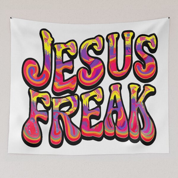Item preview, Jesus Freak 70's Retro Design designed and sold by Crow8ster.