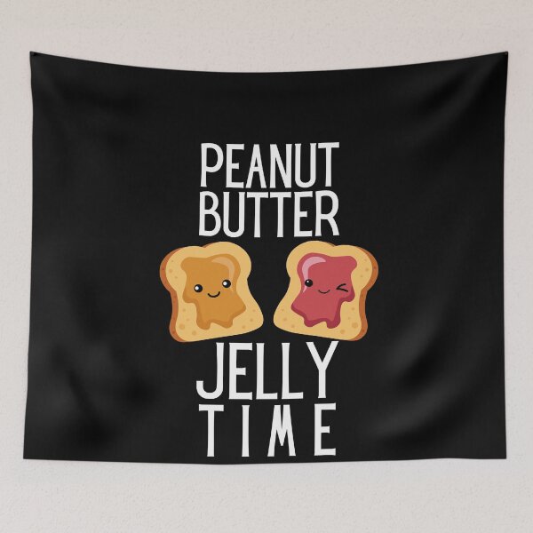 Item preview, Peanut Butter Jelly Time - Delicious Spread Food Lover  designed and sold by TeeFleet Noble.