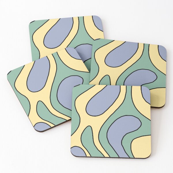 Item preview, Diseño de garabato amarillo, verde y azul. designed and sold by TrixiesWorlds.