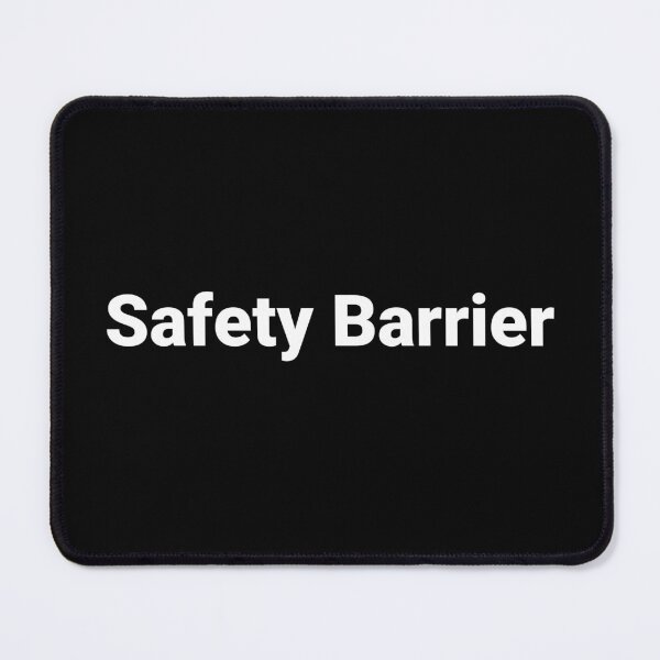 Item preview, Safety Barrier designed and sold by Text-based T-Shirts and Gifts.