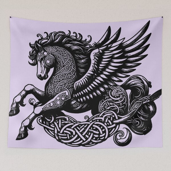 Item preview, CELTIC KNOT PEGASUS designed and sold by Foxlindesigns.