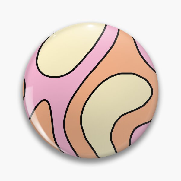 Artikelvorschau, Rosa, gelbes, orangefarbenes Doodle-Design entworfen und verkauft von TrixiesWorlds.