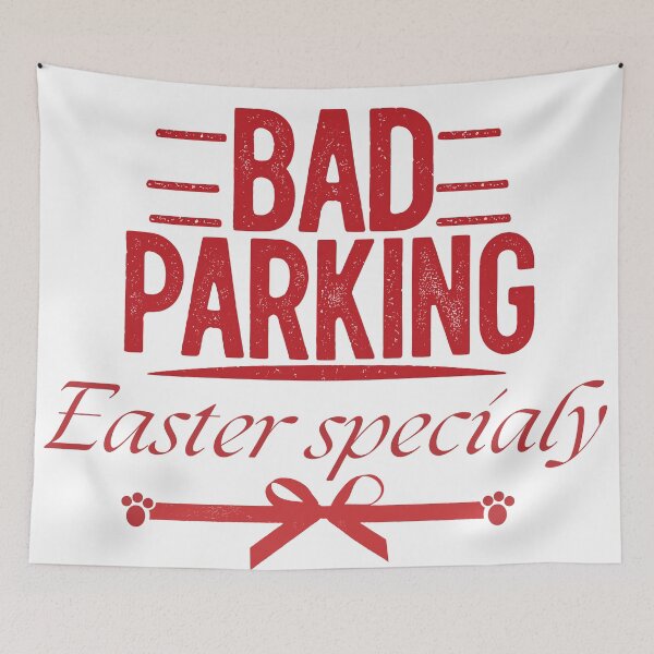 Item preview, Happy Easter specialy No Bad parking designed and sold by artscreat.