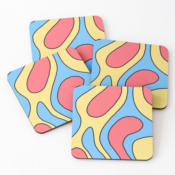 Item preview, Diseño de garabato rojo, amarillo y azul. designed and sold by TrixiesWorlds.