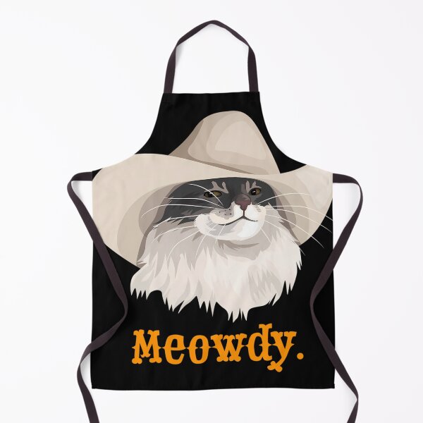 Item preview, Meowdy Cat Wearing A Cowboy Hat Meme designed and sold by RuGarcia.