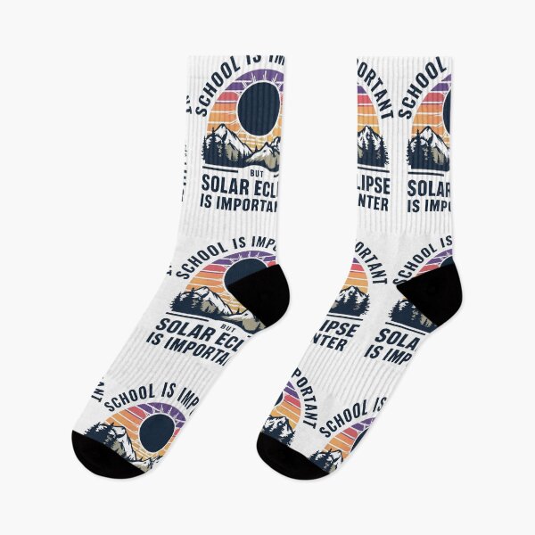 Item preview, School Is Important But Solar Eclipse Is Importanter, total Solar Eclipse Fun Moon Lover Education Shop funny T-Shirt designed and sold by YouSsefHN05.