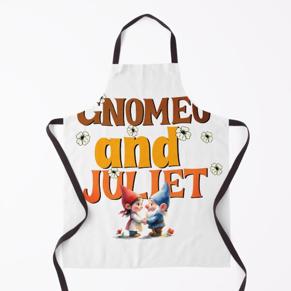 Item preview, Gnomeo and Juliet Holding Hands Cartoon Art designed and sold by IdeasDream.
