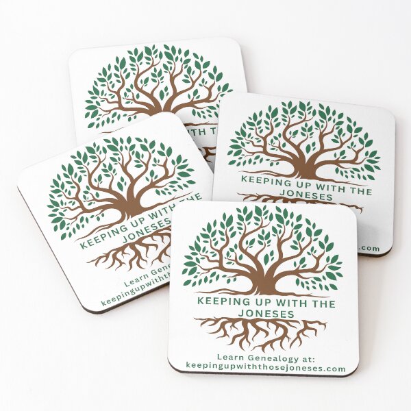 Item preview, Keeping Up With The Jones: Color Genealogy Image designed and sold by Genealogyteam.