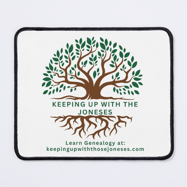 Item preview, Keeping Up With The Jones: Color Genealogy Image designed and sold by Genealogyteam.