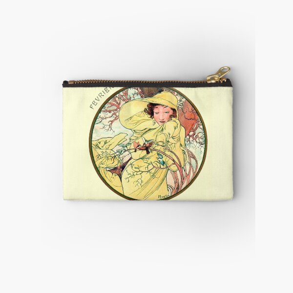 Item preview, Art Nouveau February Calendar Alphonse Mucha designed and sold by JoolyA.