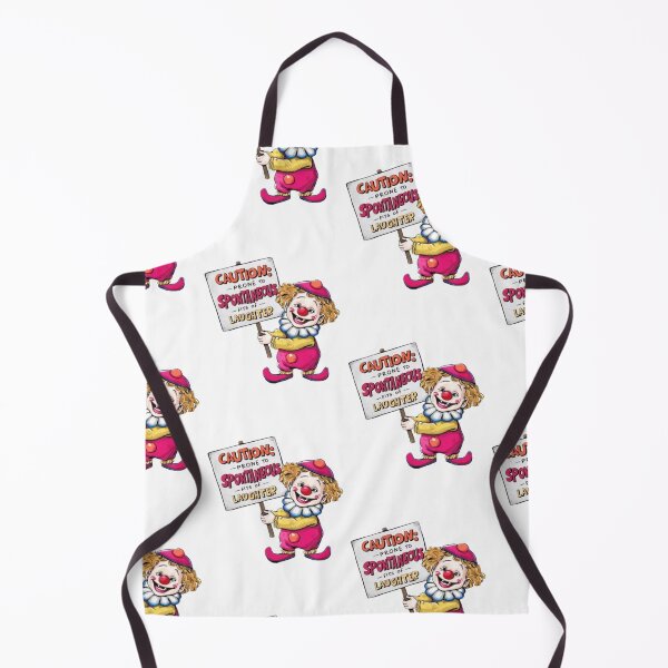 Item preview, April Fools' Day: Clown with Hilarious Sign on April 1st designed and sold by InspiredCreatives.