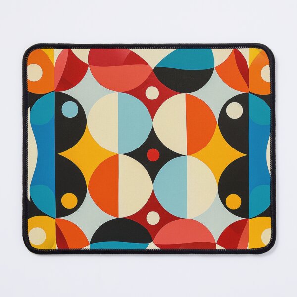 Item preview, Vibrant Geometric Splendor: Non-Symmetrical Pattern designed and sold by Ace Apparel Attire.