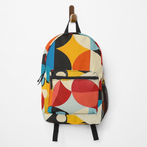 Item preview, Vibrant Geometric Splendor: Non-Symmetrical Pattern designed and sold by Ace Apparel Attire.