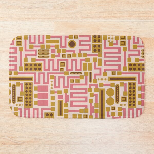 Item preview, Computer Mother board, pink & gold designed and sold by Palifino.