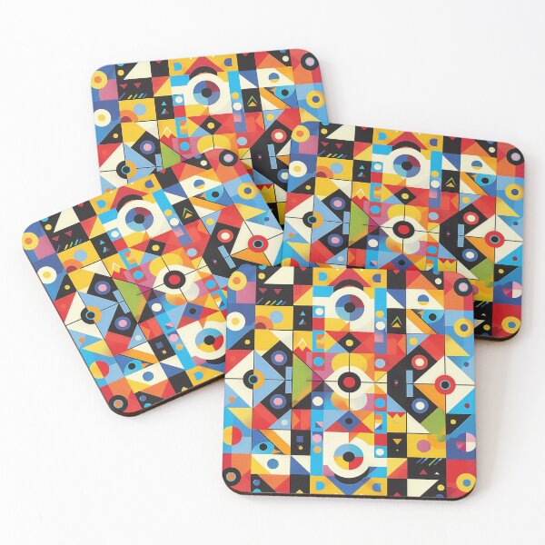 Item preview, Dynamic Colorful Geometry: Asymmetric Pattern Design designed and sold by Ace Apparel  Attire.