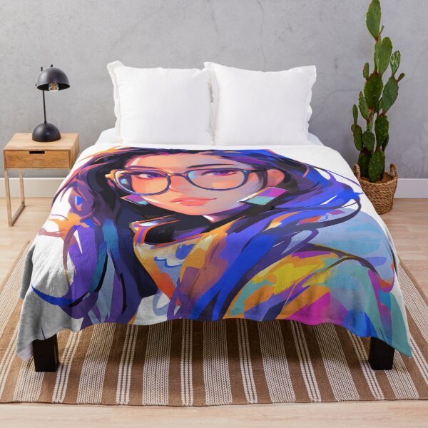 Item preview, Asian Girl with Glasses designed and sold by FigmaCreations.
