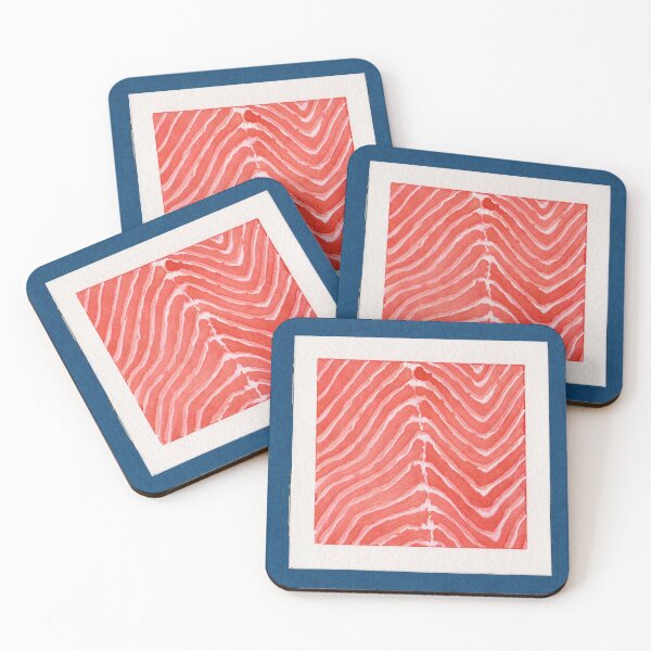 Item preview, Salmon 1 designed and sold by quakeandquiver.