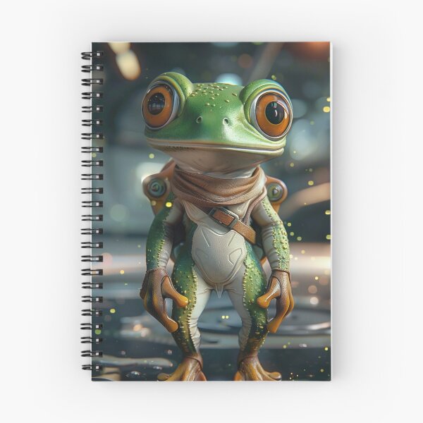Item preview, Cute Curious Frog Astronaut on Space Station designed and sold by Mullet Monkey.