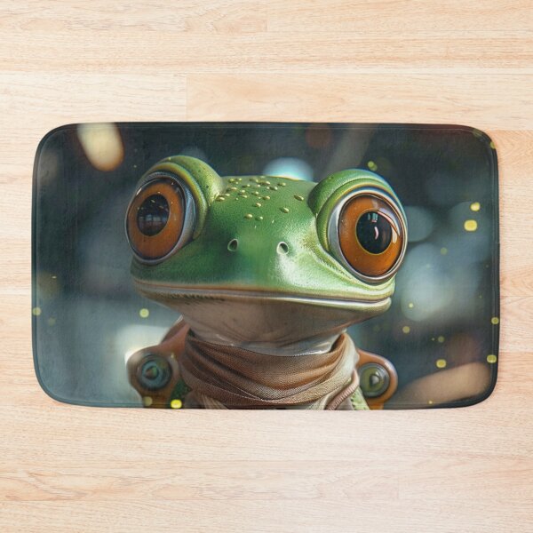 Item preview, Cute Curious Frog Astronaut on Space Station designed and sold by Mullet Monkey.