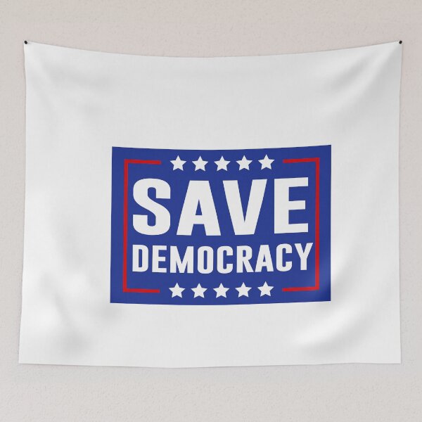 Item preview, Save Democracy Vote Blue designed and sold by anaotradnova.