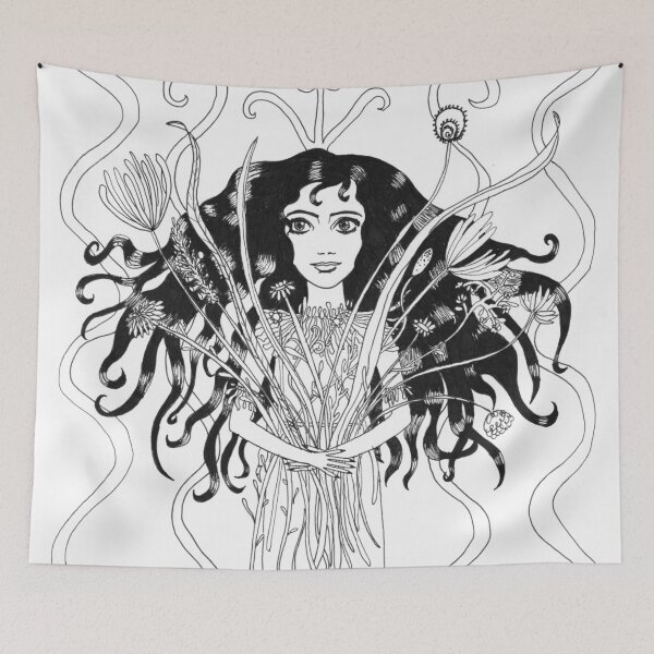 Item preview, Woman of Nature designed and sold by Mathilde Sahlholdt Christensen.