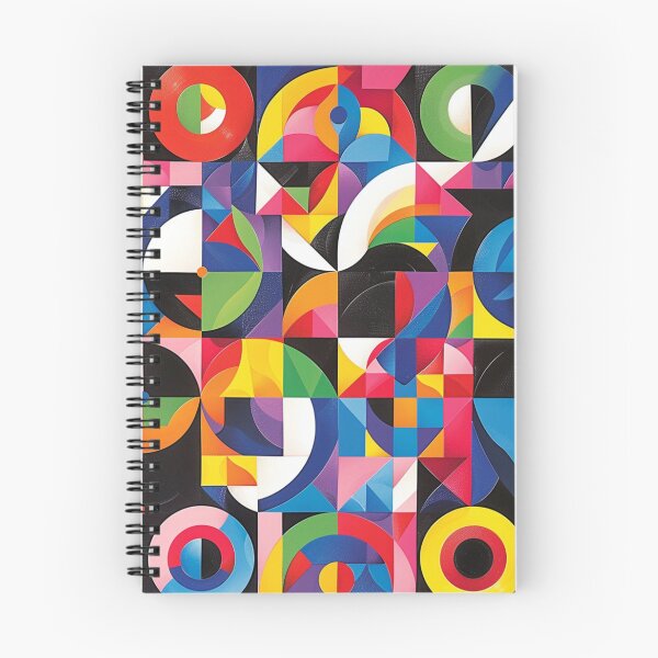 Item preview, Energetic Geometric Fusion: Bold Color Pattern designed and sold by Ace Apparel  Attire.
