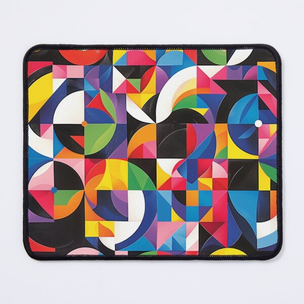 Item preview, Energetic Geometric Fusion: Bold Color Pattern designed and sold by Ace Apparel  Attire.