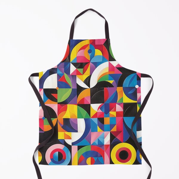 Item preview, Energetic Geometric Fusion: Bold Color Pattern designed and sold by Ace Apparel Attire.