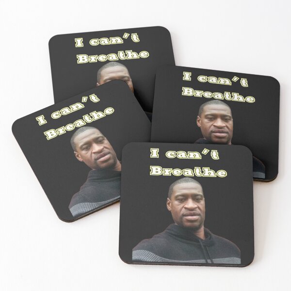 Item preview, george floyd I can't Breathe Yellow Color designed and sold by StevenCarmichae.