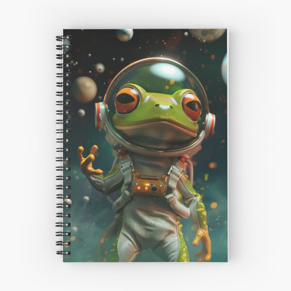 Item preview, Adorable Astronaut Frog Space Adventurer designed and sold by Mullet Monkey.