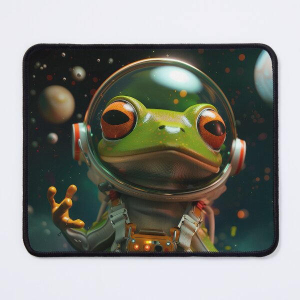 Item preview, Adorable Astronaut Frog Space Adventurer designed and sold by Mullet Monkey.