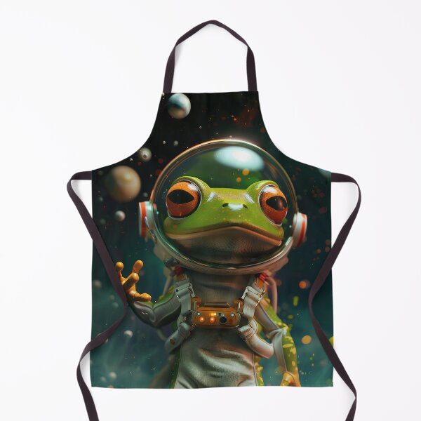Item preview, Adorable Astronaut Frog Space Adventurer designed and sold by Mullet Monkey.