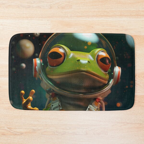 Item preview, Adorable Astronaut Frog Space Adventurer designed and sold by Mullet Monkey.