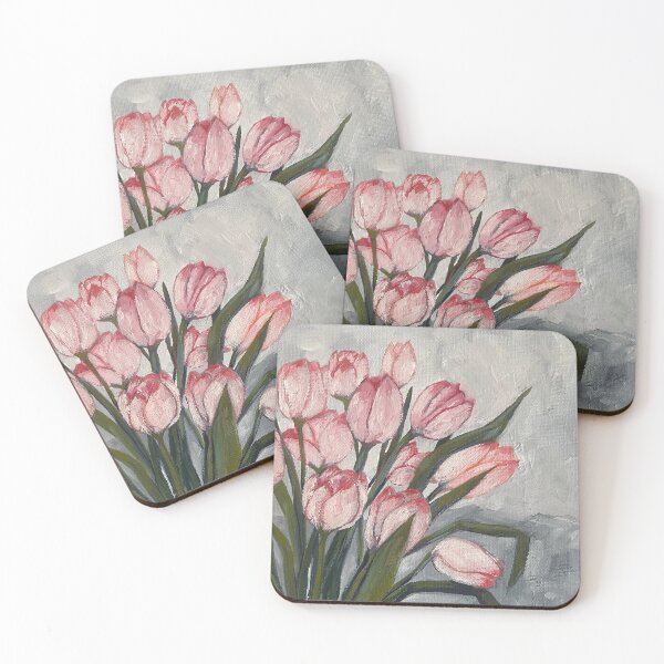 Item preview, Tulips with Monochrome Background designed and sold by scapezzutiart.