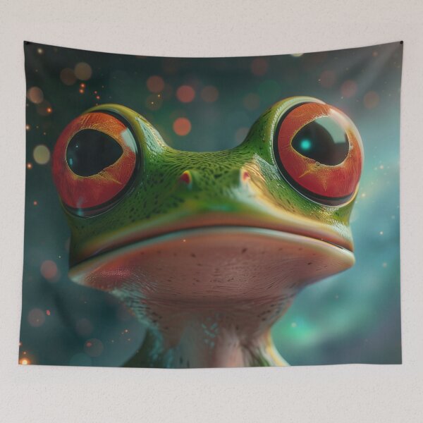 Item preview, Adorable Frog Contemplating about Time and Space designed and sold by Mullet Monkey.