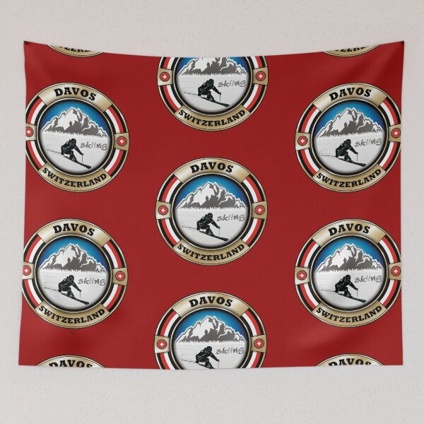 Item preview, Davos Switzerland skiing designed and sold by studioss76.