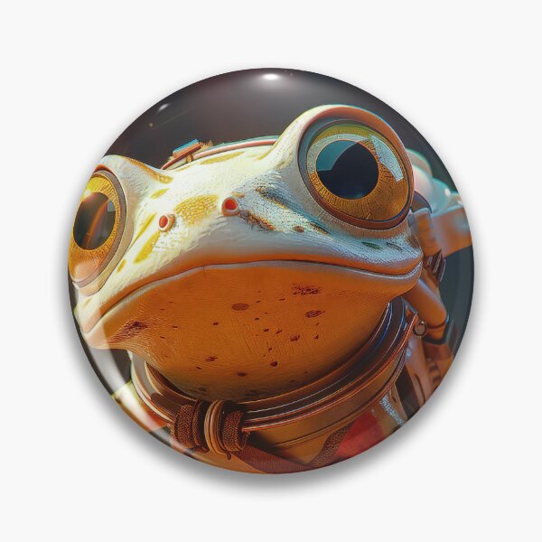 Item preview, Cute Curious Frog Astronaut Exploring Space Planet designed and sold by Mullet Monkey.