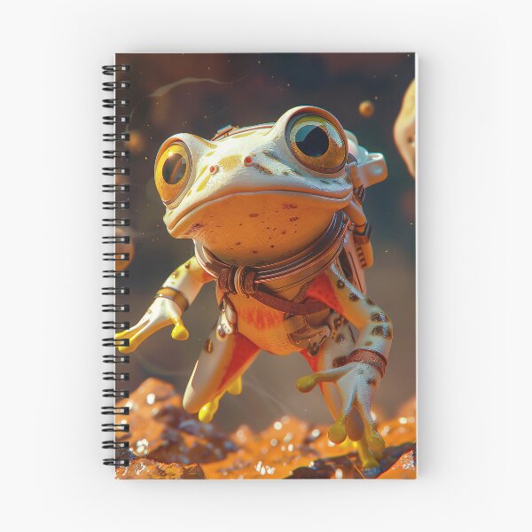Item preview, Cute Curious Frog Astronaut Exploring Space Planet designed and sold by Mullet Monkey.