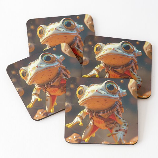 Item preview, Cute Curious Frog Astronaut Exploring Space Planet designed and sold by Mullet Monkey.