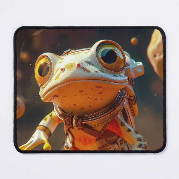Item preview, Cute Curious Frog Astronaut Exploring Space Planet designed and sold by Mullet Monkey.