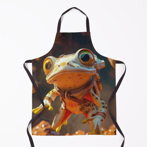 Item preview, Cute Curious Frog Astronaut Exploring Space Planet designed and sold by Mullet Monkey.