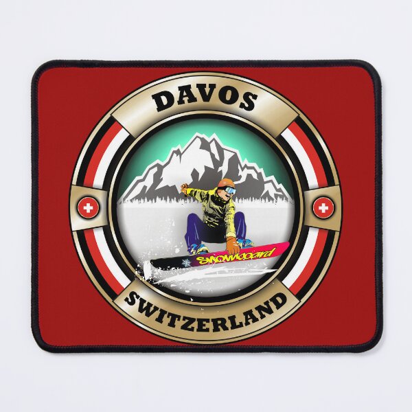 Item preview, Davos Switzerland snowboarding designed and sold by studioss76.
