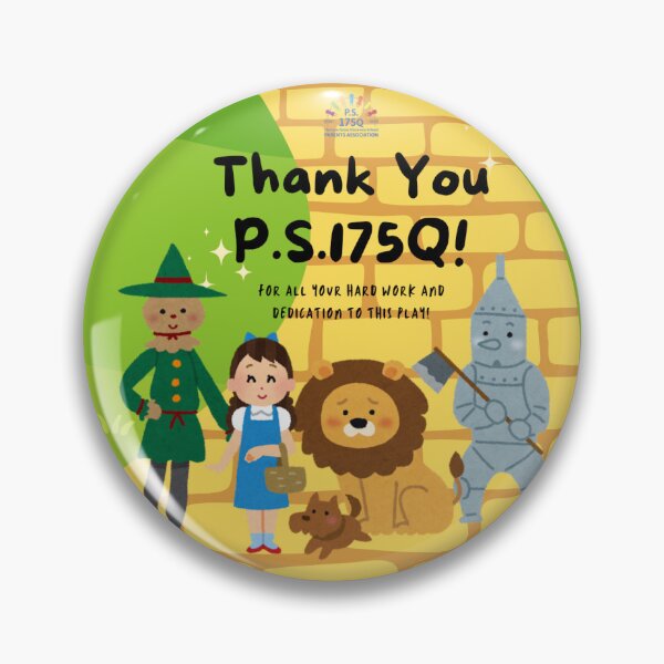 Item preview, P.S.175Q The Wizard of Oz School Play, Thank You! designed and sold by PAofPS175Q.