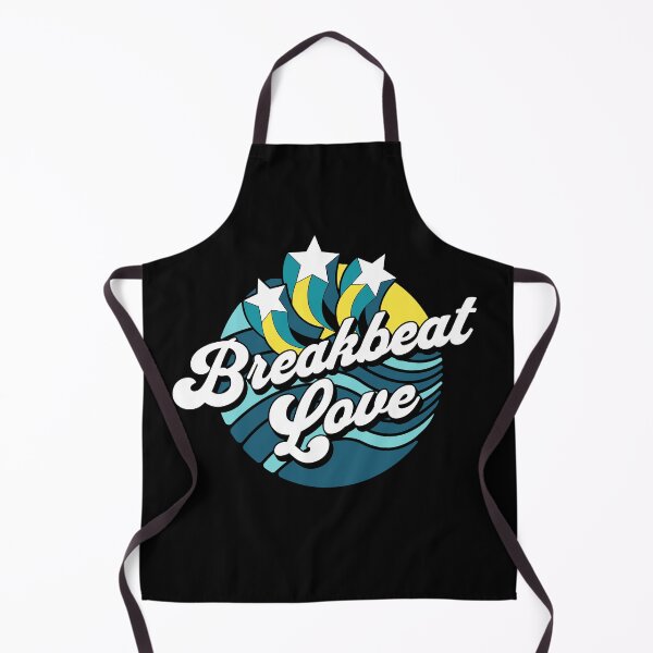 Item preview, BREAKBEAT  - Love Stars Waves (White/Yellow/Blue)  designed and sold by Discothreadz.
