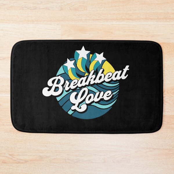 Item preview, BREAKBEAT  - Love Stars Waves (White/Yellow/Blue)  designed and sold by Discothreadz.